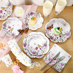 Newtay 250 Pcs Wildflower Disposable Paper Plate Napkins - Image 4