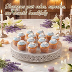 Wenqik 20 Inch Cake Stand Round Metal Cupcake - Image 5