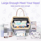 Lenski 6 in 1 Diaper Bag Backpack with Pad Shower Gifts Travel Bags for Registry Search Boys Girls Bags Newborn Essentials Accessories Stuff Unisex Dad Mom Mens - Image 3