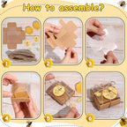 24 Set Bee Baby Shower Return Favors, Honeycomb Soap,Transparent - Image 5