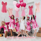 6 Pcs Big Pink Mesh Bows for Backdrop 31.5"x19.7" - Image 5