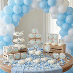 Treela 24 Sets Cloud Tealight Candles Party Favors, Elegant, White - Image 5