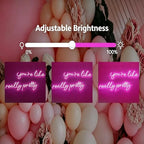 You're Like Really Pretty Neon Signs for Wall Decor, 56.34" Pink Light - Image 6