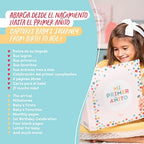 Baby Memory Book - Libro de Recuerdos para bebé Mi Primer Añito - Photo Album Spanish - First Year Keepsake Milestone Hardcover - Scrapbook, Stickers, Slip Case - Regalo - Image 4
