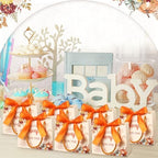 Kolldenn 50 Set Thanksgiving Pumpkin Baby Shower Party Bags with Handles - Image 5