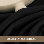 Fitable 6 Pack Black Tablecloths 90x132 Inch for 6 Foot Rectangle Tables - Image 7