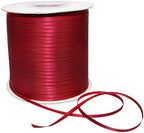Morex Ribbon Double Face Satin Ribbon 1/8" X 500 YD Red Beauty Ribbon for Gift Wrapping, Birthday Gift Cards, Satin Dress for Women, Silk Ribbons for Crafts, Wedding Gifts for Couple by MorexRibbon