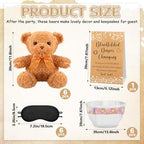 Simgoing 19 Pcs Bear Diaper Changing Game Supplies, Elegant, Light Brown - Image 2