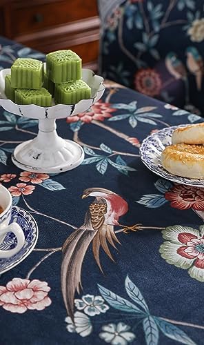patdrea Designer Elegant Chinoiserie Tablecloth,Rectangular,118"x67" - Image 4