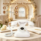 Audio Guestbook Wedding Phone,Record Customized Audio Messages for Parties - Image 2