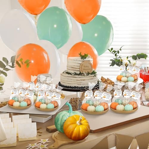 Demissle 40 Pcs Fall Pumpkin Baby Shower Soap Favors Bulk, Colorful - Image 6