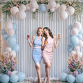 10ft x 7ft Silver Grey Backdrop Curtain for Parties Wedding Wrinkle Free Backdrop Drapes Panels for Baby Shower Birthday Photo Photography Polyester Fabric Background Decoration by Suppromo