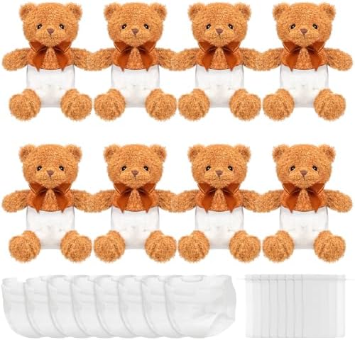 Seenelling 8 Sets Bear Blindfolded Diaper Changing Baby Shower Games by QianRuu