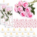 Riceshoot 324 Pcs Floating Flowers Vase Fillers Kit for Centerpieces, Rose by Zuqqaaoor