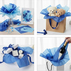 500 Sheets Blue Series Tissue Paper Bulk 15 x 20 Inch for Homecoming Gifts - Image 2