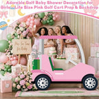 3.94 Ft Pink Golf Cart Corrugated Plastic Standee Photo Prop - Image 5