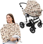 Western Cowboy Basket Covers for Baby Fits Most Strollers & Baby Car Seats Cacti Baby Nursing Pillow Cover Fences Babies Shower Gifts for Boys and Girls - Image 4