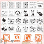 69 Pcs Baby Bib Bodysuit Baby Shower Set Baby Shower Game Sign Baby Feeder Bib Newborn Bodysuit Fabric Marker - Image 3