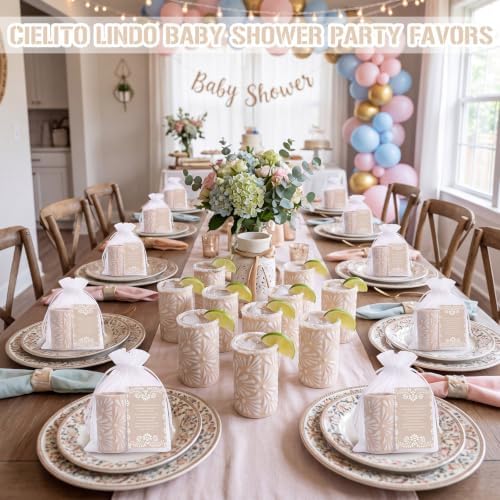 Cielito Lindo Party Favors, 12 Set, Beige, Handleless - Image 6