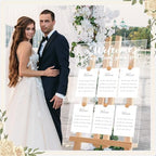 Wedding Seating Chart Display Board, 24x18Inches Acrylic Table Seating Chart for Wedding Reception, Clear Wedding Sign Seating Chart, Welcome Find Your Seat Display Board (Transparent) - Image 2