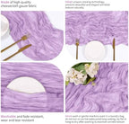 14 Pack Lavender Cheesecloth Table Runner 17x108 Inch Semi Sheer Boho Gauze Cheese Cloth Fabric Table Runners, for Wedding Party Baby Shower Birthday Home Decor Garden Farmhouse - Image 7