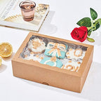 24Pcs10 x7x2.5 Professional Cookies Boxes with With Clear Window - Image 6