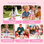 VISCOO 36 Pack Cupcake Stand, Dessert Table Display Set,Tiered Tray Stand - Image 6