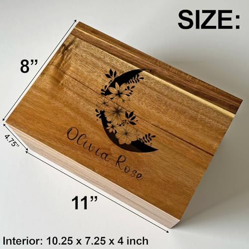 Floral Keepsake Boxes for Women - Butterfly Box Keepsake for Girls - Image 6