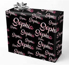 AOFUN Custom Name Text Christmas Wrapping Supplies for Boys Girls Men Women Designer Wrapping Paper Birthday Wrapping Happy Anniversary Wrapping Paper 3 Rolls 58" x 23" by Unknown