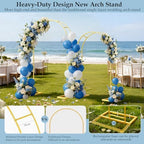 7.2FT 6FT Wedding Arch Backdrop Stand Set of 2, Balloon Arch kit - Image 4