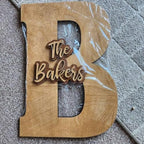 Guest Book Alternative Wedding Family Name Sign Personalized Wooden Guestbook Alternative for Wedding,Baby Shower,Anniversary, Bridal Shower Decorative Signs & Plaques (40cm .7") - Image 7