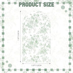 Tegeme Floral Arch Cover 7.2ft Sage Green Stretchy Spandex for Wedding - Image 2