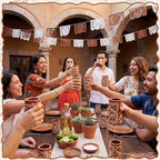 Cielito Lindo Party Favors, 24 Set, Terracotta, Handleless - Image 5