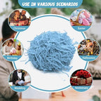 Tisspoms 10LB Sky Blue Crinkle Cut Paper Shred Filler, Crinkle Paper Shreds - Image 6