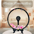 Sage Green Wildflower Baby Shower Guest Book Alternative Drop Box Frame - Image 3
