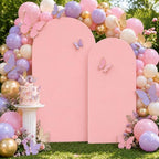 Pink Arch Cover 7.2 and 6ft Spandex Birthday Arch Backdrop Cover Set of 2 - Image 5