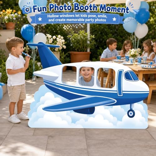 4.1 ft Airplane Corrugated Plastic Standee Cutout Photo Prop - Image 7
