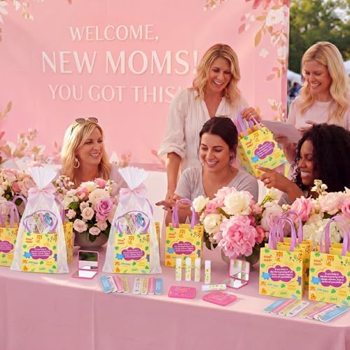 Qunclay 12 Set New Mom Gift Kit Bulk, Safari Animals Baby Shower Favors - Image 4