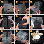 COTOPHER 120 Pcs Clear Boxes for Favors, 3x3x3 Inches Clear Gift Boxes - Image 6
