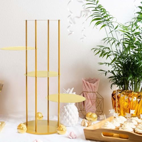 Efavormart 2 Sets of Large Metallic Gold Bird Cage Wedding Centerpiece Table Party Decor All Occasions - 9",13" Tall - Image 2
