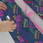 AOFUN Wrapping Paper For Him Wrapping Paper For Him Gift Wrap Funny Funny Gifts For Friends Mens Birthday Wrapping Paper Custom Gift Tissue Paper Roll 5 Rolls 58" x 23" - Image 4