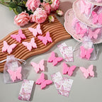 Dunzy 100 Sets Butterfly Soap Favors Baby Shower with Thank You Cards - Image 5