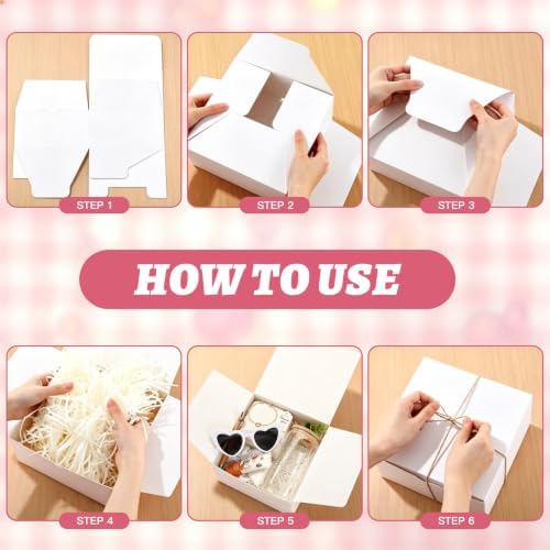 74Pcs Baby Shower Prizes for Game Winners Include Glass Tumblers with Lids and Straws, Hand Creams, Jewelry Boxes, Sunglasses, Powder Puffs for Baby Shower Wedding Bridal Shower Favors (White, 6) - Image 5