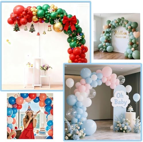 Balloon Arch Kit Balloon Arch Stand With Base, 8Ft & 5Ft High Free Bending Half Arch Balloon Stand For Wedding Birthday Party Baby Shower Yard Lawn Graduation Decorations(No Balloons) - Image 7