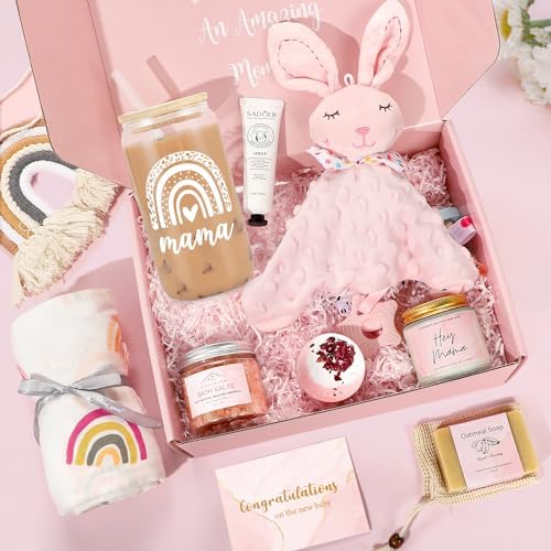 iAOVUEBY New Mom Gifts & Baby Girl Gifts, Baby Shower Gifts for Mom to Be, Pregnancy Gifts for Expecting Mom, First Time Mother's Day Gift for New Mom, Pregnancy Gifts for Women and Baby - Image 2