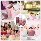 Havawish 500 Pcs Gradient Pink Jumbo Tulip Cupcake Liners, Party Cupcake Baking Liners Greaseproof Wrappers Muffin Liner Holders for Wedding Birthday Baby Shower Holiday Party Baking Cups - Image 6