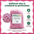 10 LB Pink Crinkle Paper Shred – USA Made Gift Basket Filler for Mother's Day, Weddings, Birthdays – Eco-Friendly Shredded Paper for Gift Wrap, Packaging & Small Business - Image 4