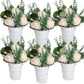 6 PCS Champagne Wedding Flower Table Centerpieces - 10 Inches by DIYDOFUN