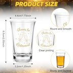 36 Sets Cheers to Retirement Acrylic Shot Glasses Retirement Cups Bulk with Bottle Opener Keychains Thank You Cards Bags, Retirement Party Favors for Guests Souvenirs Gifts Party Decorations - Image 2