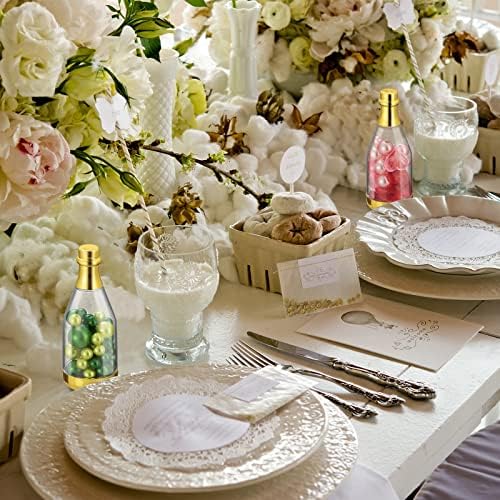 Cunhill 54 Pcs Mini Champagne Bottles Wedding Favors Bulk, Gold - Image 3